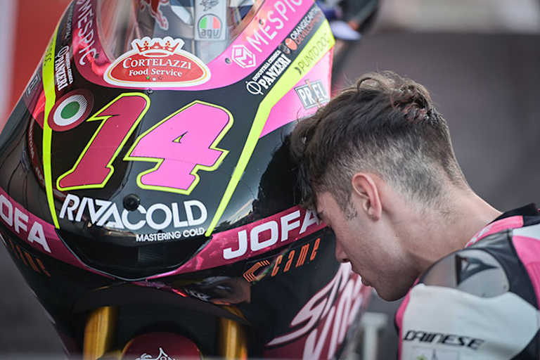 Tony Arbolino nach dem Valencia-Sieg 2020