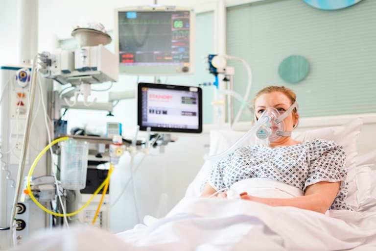 CPAP-Geräte helfen, wenn eine Sauerstoffmaske allein nicht genügt