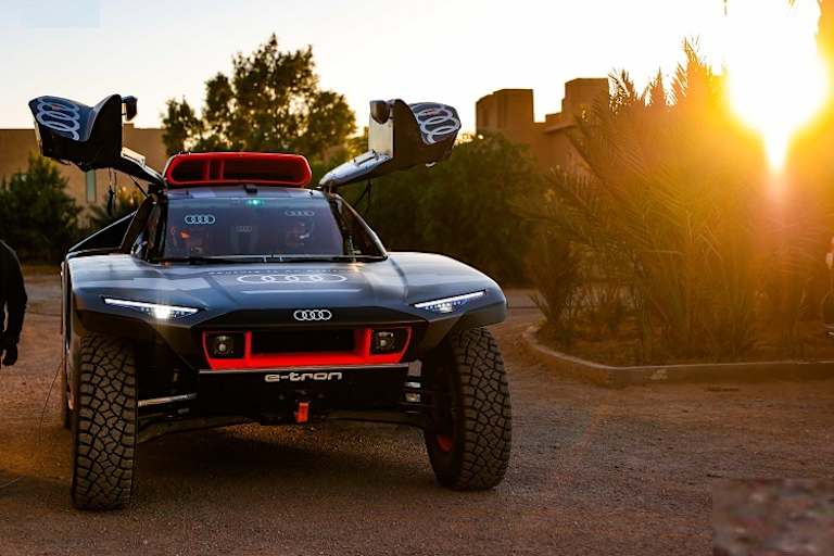 Der Audi RS Q e-tron für die Rallye Dakar