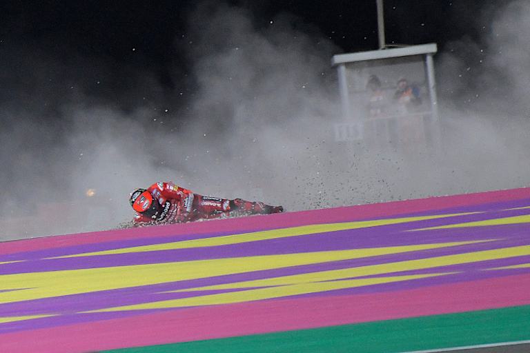 Das erste Saisonrennen endete für Bagnaia mit einer Nullnummer