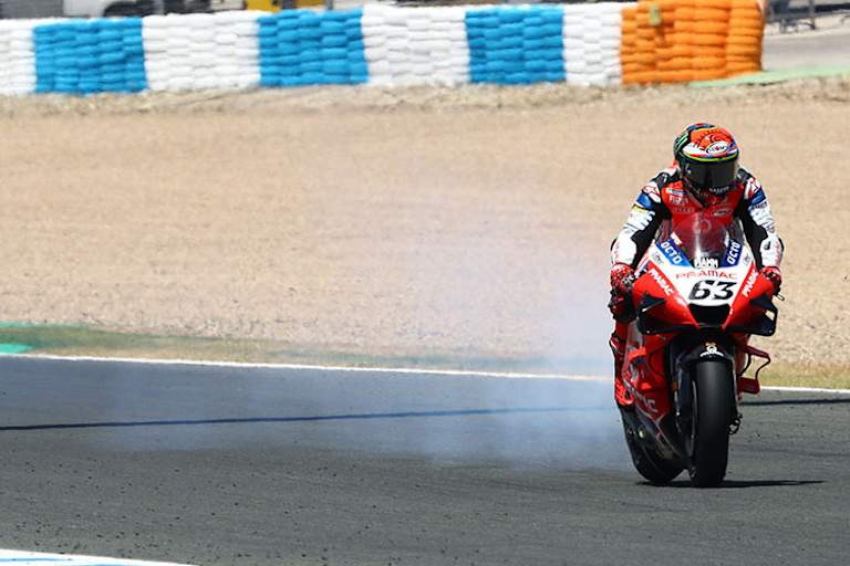2. Jerez-GP: Motorschaden bei Bagnaia