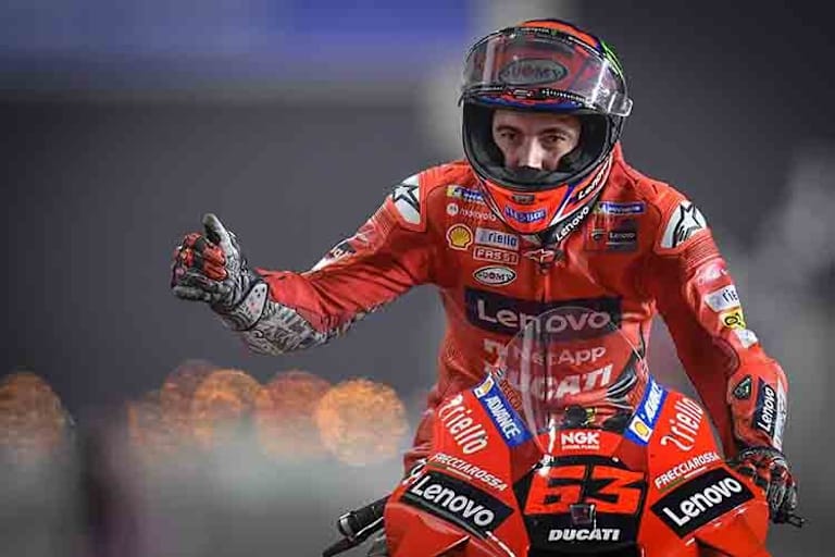Platz 3 für Pecco Bagnaia