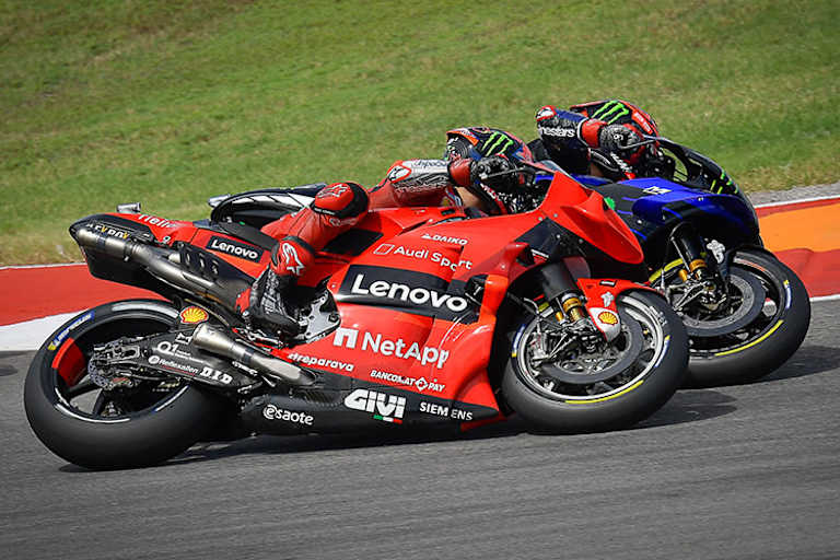 Bagnaia gegen Quartararo: Ducati hat in diesem Jahr schon fünf Siege gefeiert