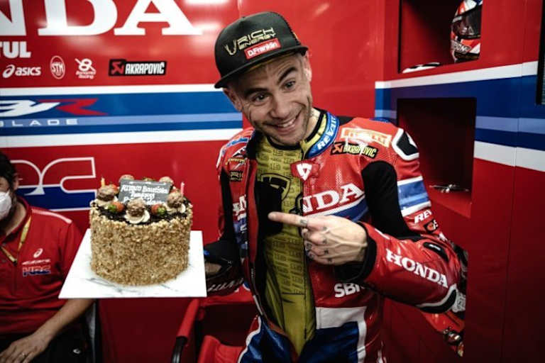 Bautista auf der neuen Honda Fireblade