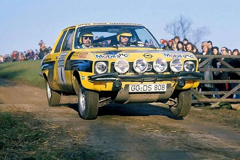 Jochen Berger im Opel Ascona 1974