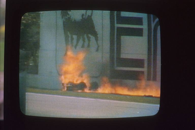 Gerhard Berger in Imola 1989