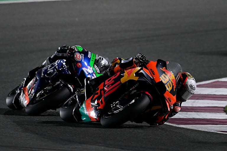 Brad Binder (33) hat Bastianini (23) hinter sich gelassen