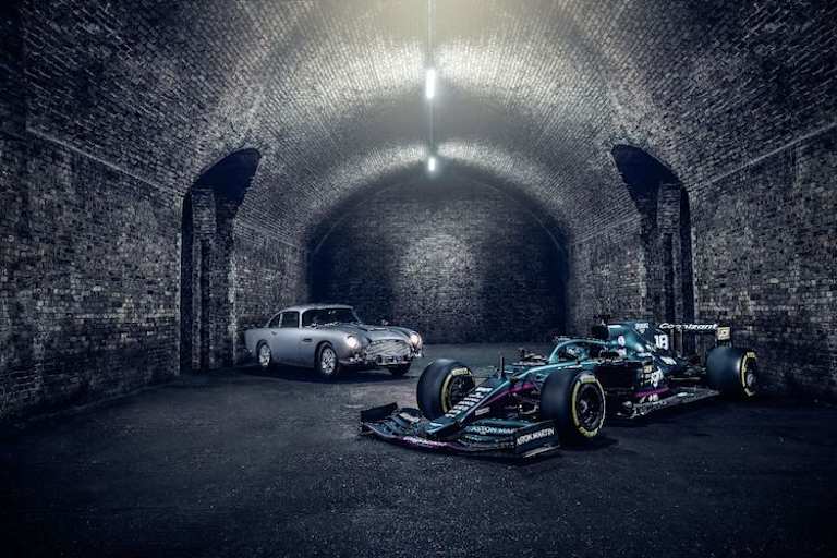 Zwei Welten treffen sich, die Formel 1 und James Bond