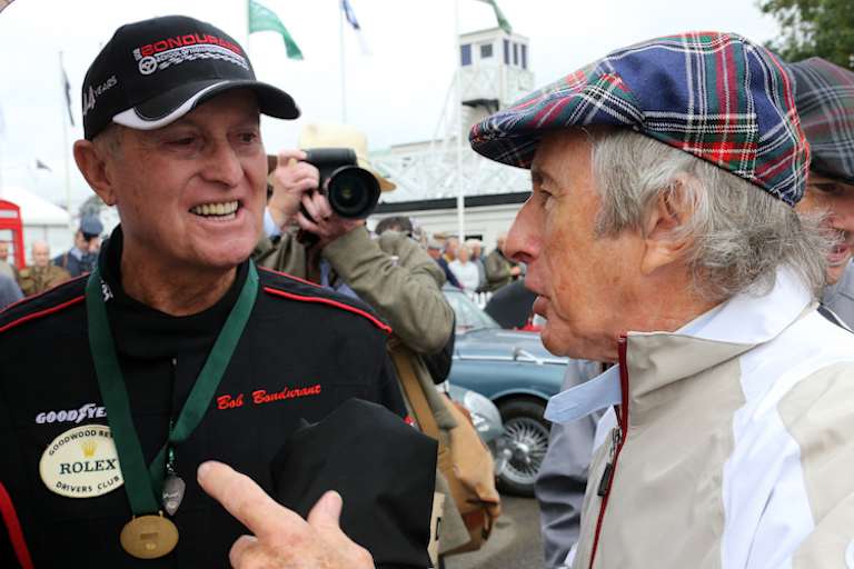 Mit Jackie Stewart in Goodwood 2012
