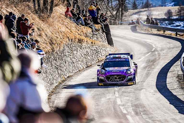 Craig Breen bei der Rallye Monte Carlo