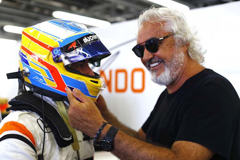 Flavio Briatore und Fernando Alonso