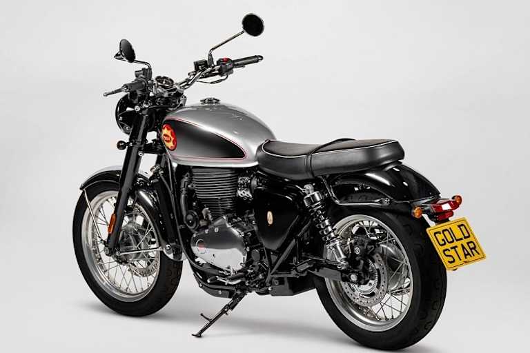 Auf den ersten, flüchtigen Blick könnte man diese Maschine für eine BSA Gold Star aus dem 50er Jahren halten 