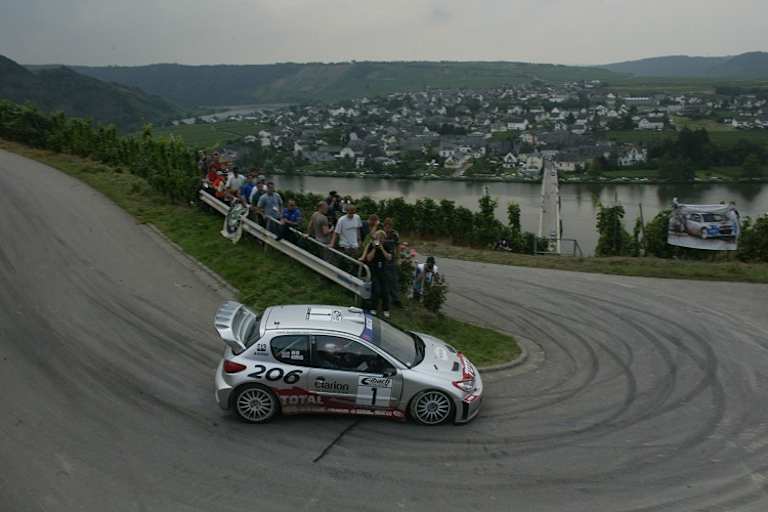 Richard Burns fuhr in Südwestdeutschland auf Rang zwei