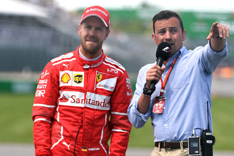 Will Buxton mit Sebastian Vettel