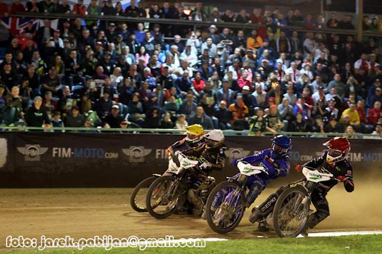 Im Finale: Michelsen, Thomsen, Zmarzlik und Janowski (v.l.)