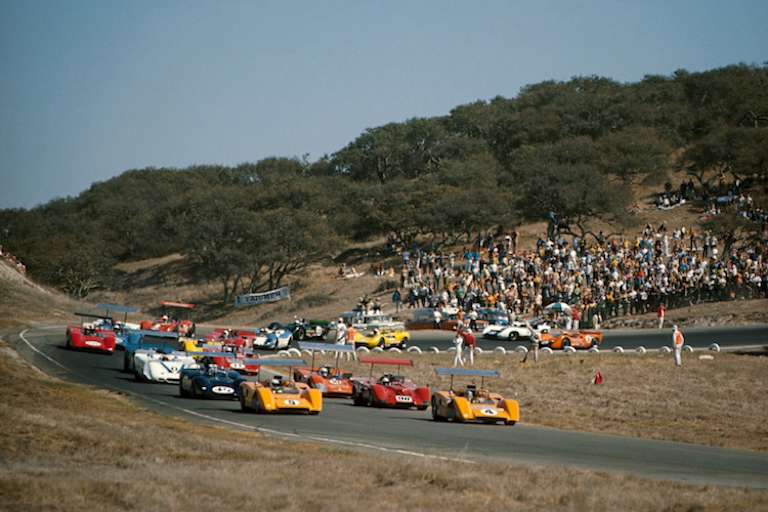 Bruce McLaren und Denny Hulme in der CanAm-Serie: Wie üblich in Reihe 1