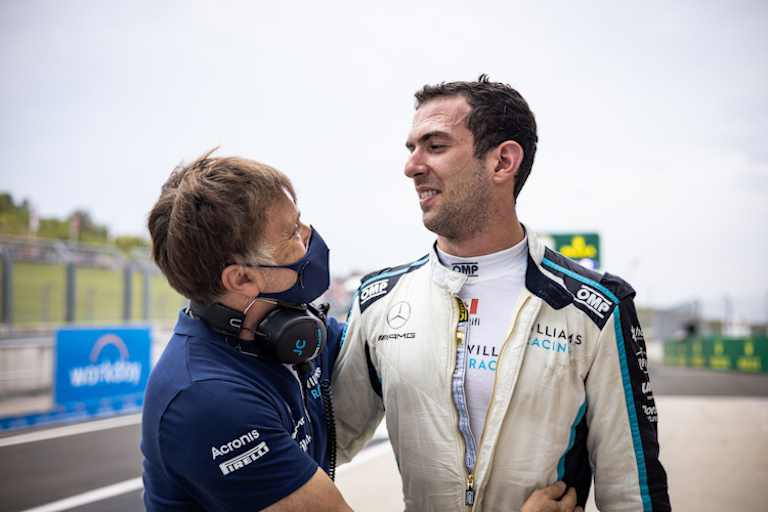 Jost Capito mit Nicholas Latifi