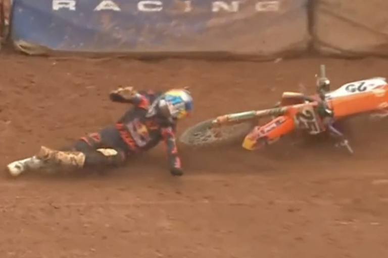 Ein Crash in der ersten Runde warf Marvin Musquin zurück