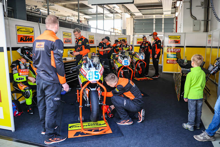 Scott Deroue im Getümmel