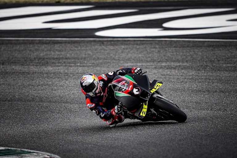 Der MotoGP-Star, der in diesem Jahr eine Pause einlegt, war in Mugello unterwegs