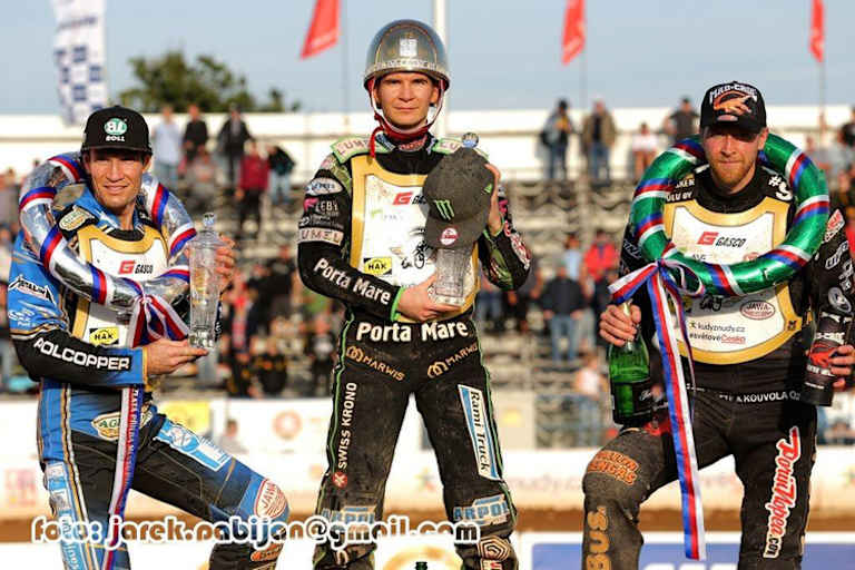 Jason Doyle, Patryk Dudek und Timo Lahti (v.l.)