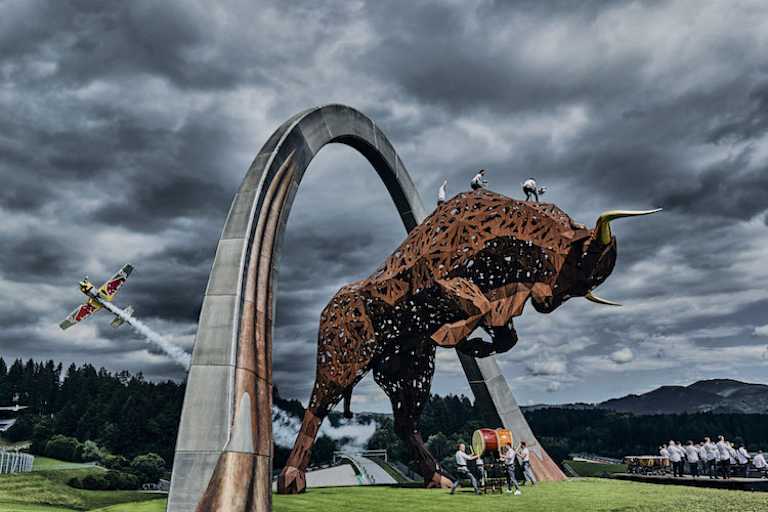 Martin Grubinger schafft am Wahrzeichen des Red Bull Rings atemberaubende Klangwelten 