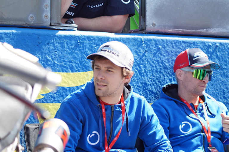 In der Startaufstellung zu seinem ersten Langstrecken-WM-Lauf