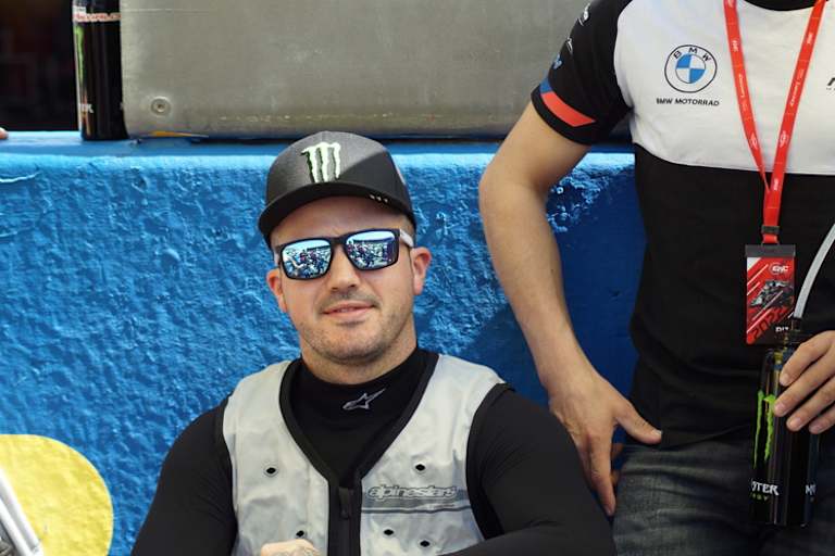 Für Jeremy Guarnoni und BMW ist das Rennen gelaufen