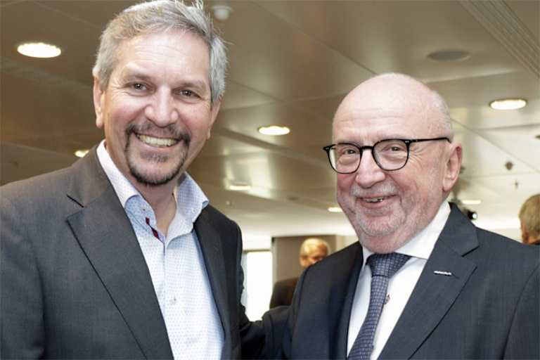 Ennser und Kreutzer (v.li.) werden wiedergewählt