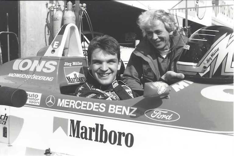 Jörg Müller und Teamchef Malte Bongers