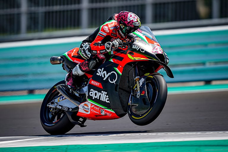 Aleix Espargaró beim Misano-Test