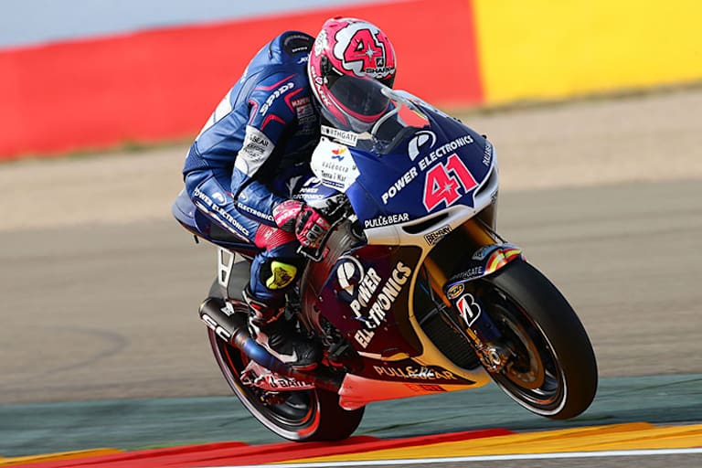 Aleix Espargaró 2013 in Aragón auf der CRT-Aprilia des Aspar-Teams