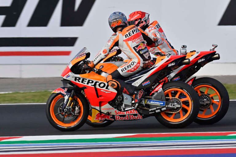 Pol Espargaró und Marc Márquez sorgten in Misano-2 für einen Doppelsieg