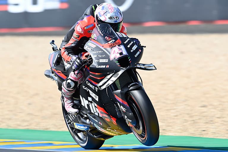 Aleix Espargaró auf der Aprilia RS-GP22: Zuletzt dreimal in Serie auf Platz 3