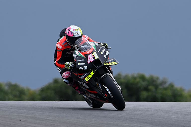 Aleix Esgaró auf der Aprilia des Gresini-Teams in Portugal