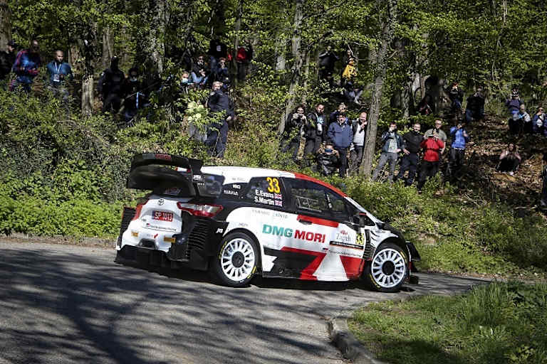Bester Toyota: Elfyn Evans auf P3