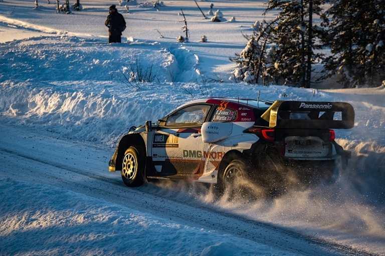 Elfyn Evans noch mit "grün" unterwegs