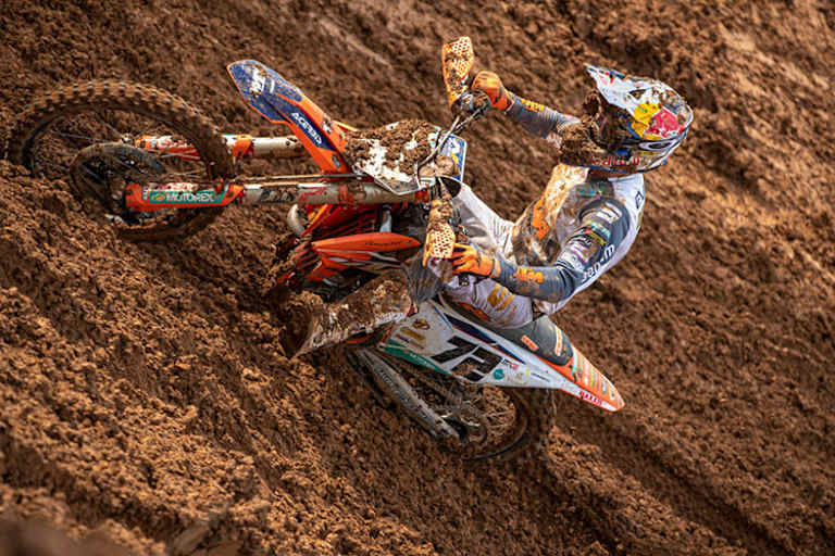 Liam Everts sammelte mit der KTM in Maggiora 26 Punkte ein