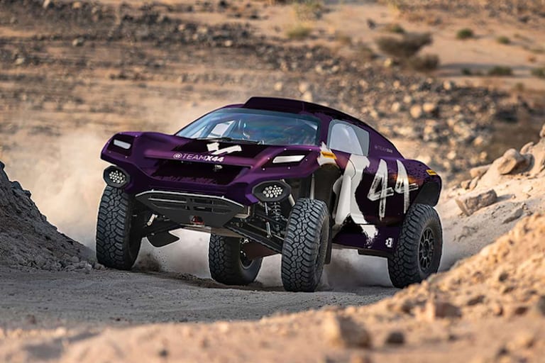 Der Extreme E-Flitzer aus dem Team von Lewis Hamilton