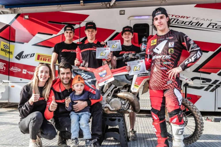 Das Fantic-Werksteam in Maggiora