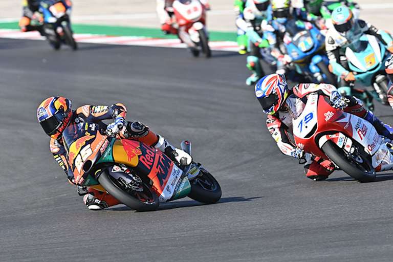 Raúl Fernandez gewann auf der KTM in Portimão, es war der 109. Sieg für KTM