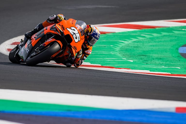 Raúl Fernández auf der KTM RC16 in Misano