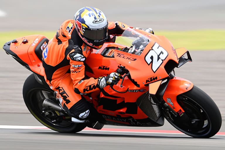 Raúl Fernández in Mandalika auf der KTM RC16