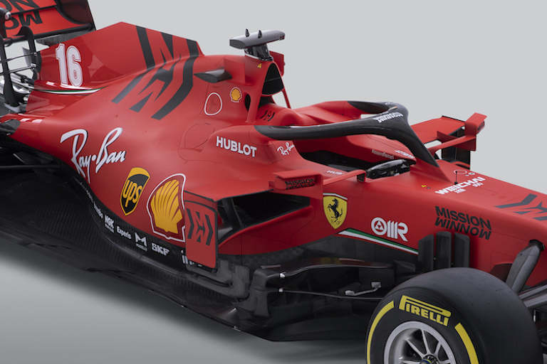 Am 2020er Ferrari SF1000 war der Einlass dreiecksförmig