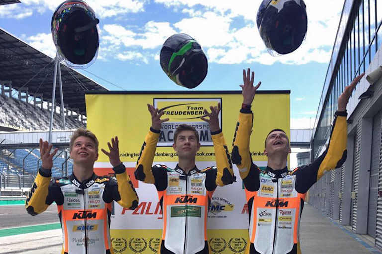 Freudenbergs IDM-Truppe Netzker, Göttlich, Lehmann