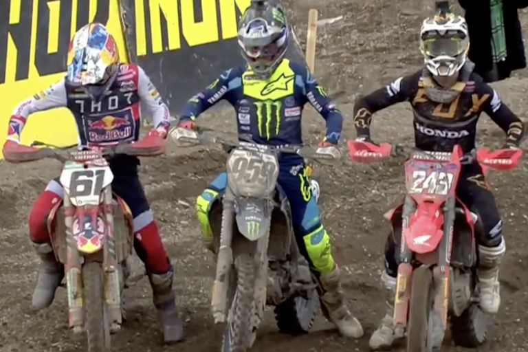 Gajser (#243) gewann vor Renaux (#959) und Prado (#61)