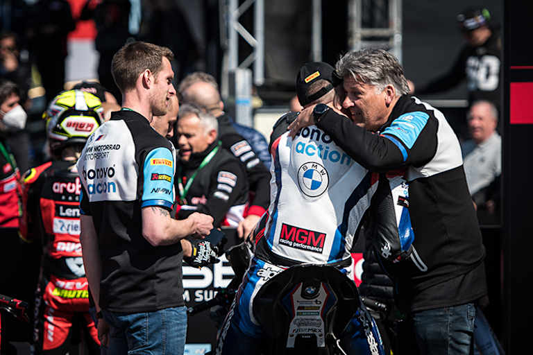 Jonas Folgers Teamchef Michael Galinski