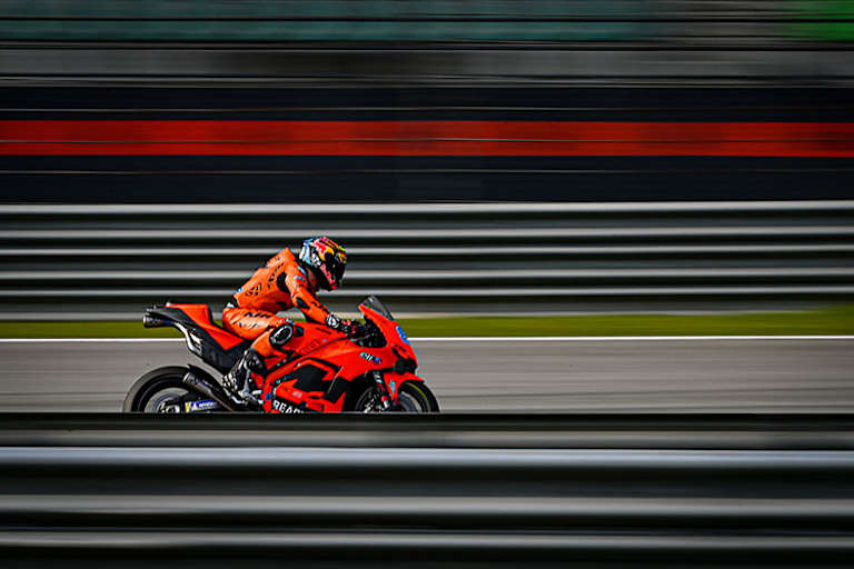 Remy Gardner auf der KTM RC16 in Sepang