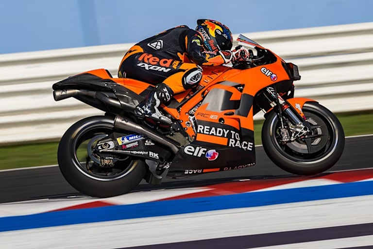 Remy Gardner debütierte in Misano auf der MotoGP-KTM von Tech3