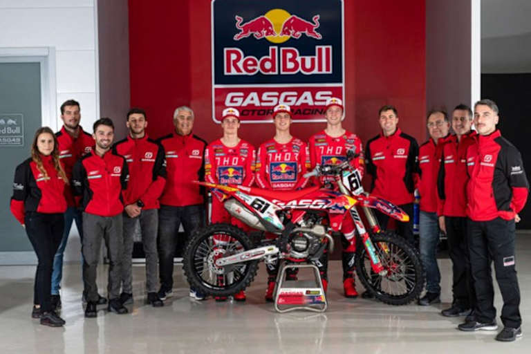 Das GASGAS Werksteam von Claudio De Carli